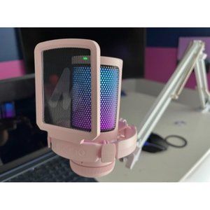 Gaming USB Microphone, Noise Cancellation Condenser Mic